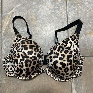 38DD cheetah print padded bra